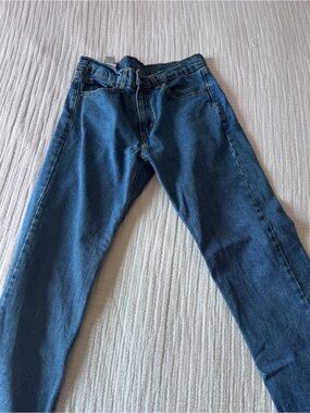 Levi's Men's 505 Blue Straight Jeans